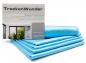 Preview: Das Trockenwunder Microfaser Glas-& Poliertuch 5er SET 40x40cm blau