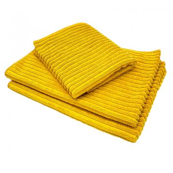 2 Seiten - Bodentuch mit Bambusfasern 3er Set ca. 65 x 45cm
