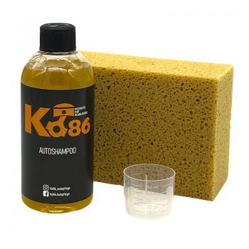 Ko86 Autoshampoo 500ml inkl. Autowaschschwamm & Dosierbecher