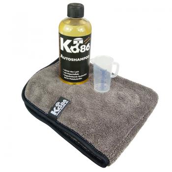 Ko86 Autoshampoo 500ml inkl. Trockentuch & Dosierbecher
