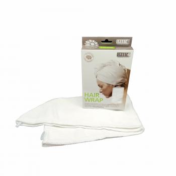 Microfaser Haarturban weiß
