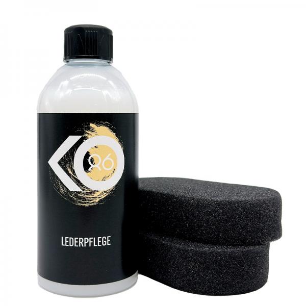 Ko86 Lederpflege 500ml inkl. Auftragspad anthrazit 2er Set