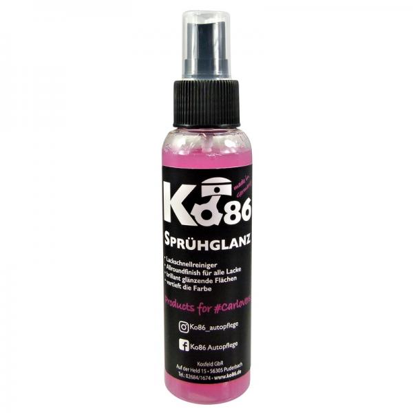 Ko86 Sprühglanz 100ml Lackschnellreiniger für alle Lacke