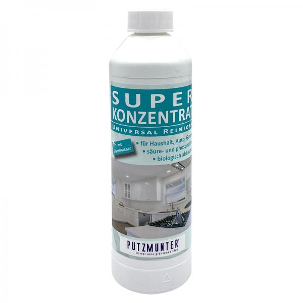 PUTZMUNTER Super Konzentrat 3 x 500ml incl. Leerflasche & 2 Tücher