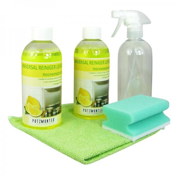 PUTZMUNTER Universal Reiniger Lemon Hochkonzentrat 2 x 500ml Set